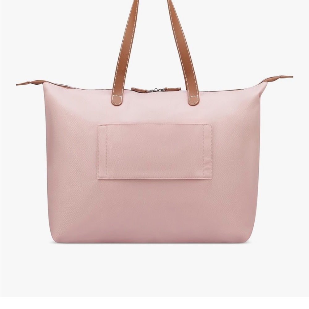 Chic Pink Travel Tote Bag Delsey Paris - Picture 2 of 6